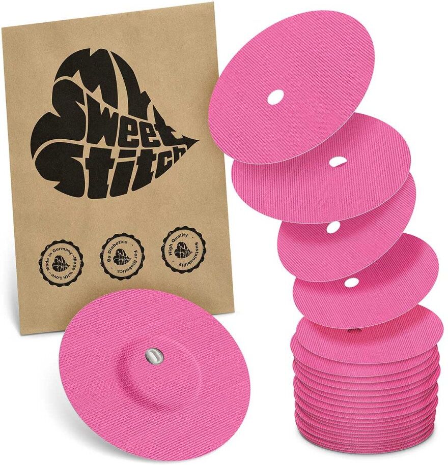 MySweetStitch Freestyle Libre 3 Tape Rund Pink