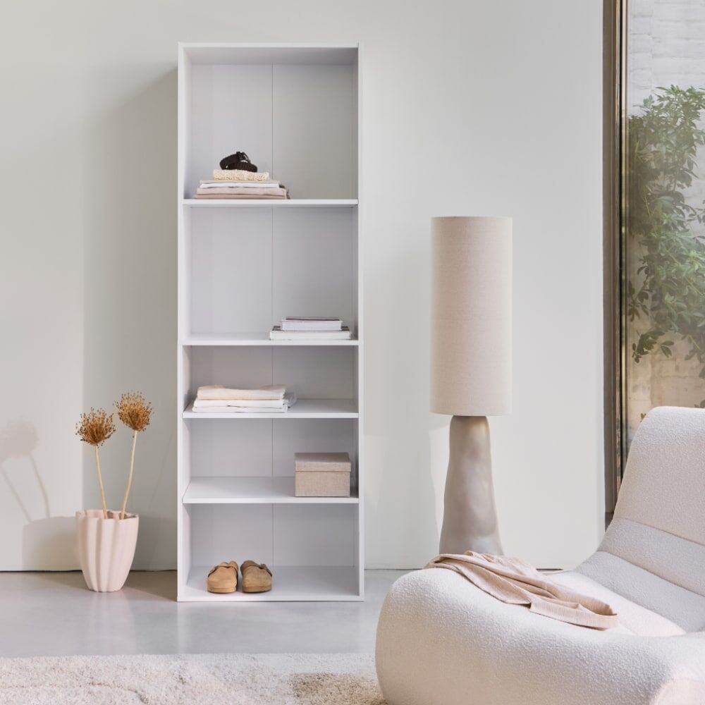 sweeek Vestidor modular de 2 elementos, blanco