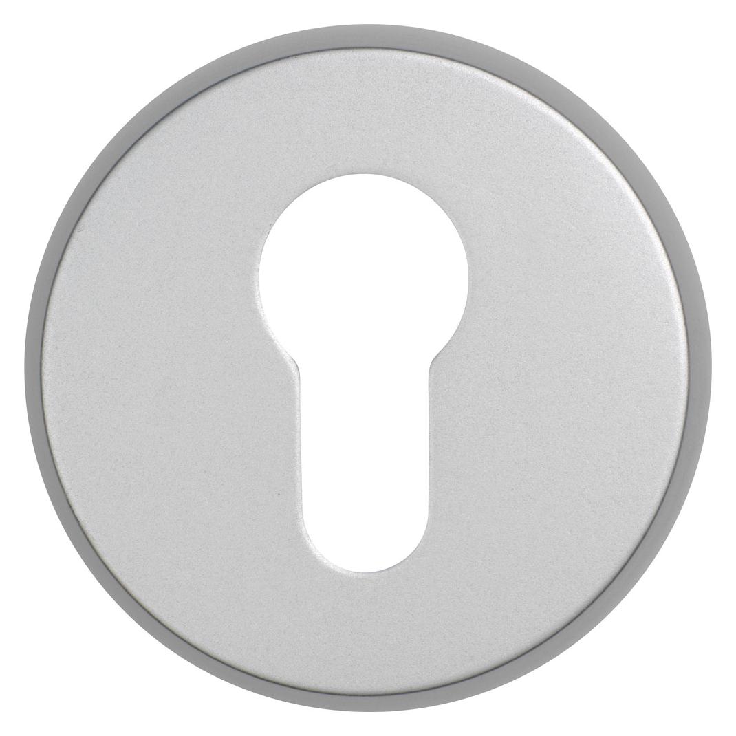 Abus RH414 F1 Schutzrosette für Holztüren,alu. (30443)