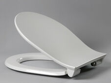 Haro WC siège Malong 519588 blanc, charnière Inox , cheville pliante, softclose