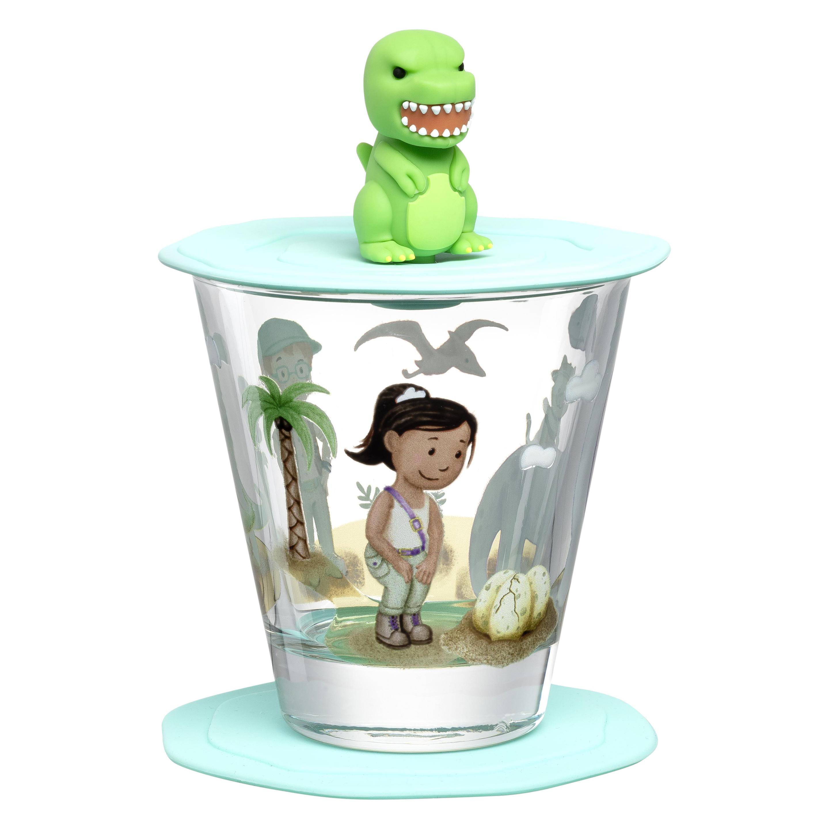 Leonardo Kindertrinkglas Avventura 215 ml, 3 Stück, Dinosaurier (023678)