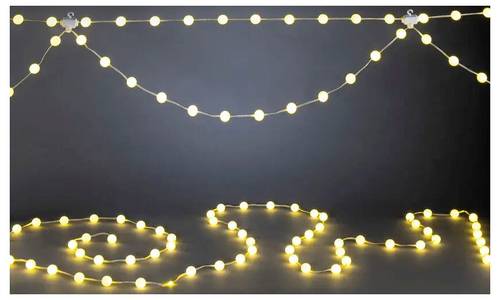 Konstsmide LED-Vorhang Außen 18V 200 LED Warmweiß