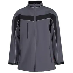 Softshelljacke "PLALINE" - XS - schiefer/schwarz