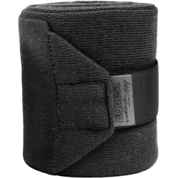 EQuest Acryl-Strickbandagen für Pferde, anthrazit, 2er Set - 4,5 m