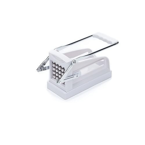 KitchenCraft Aardappel- en Groentesnijder met zuignappen en 2 verwisselbare messen