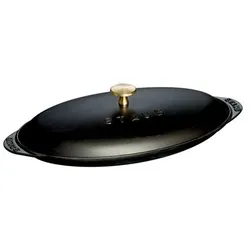 STAUB® Ofenform mit Deckel Gusseisen oval, 31cm