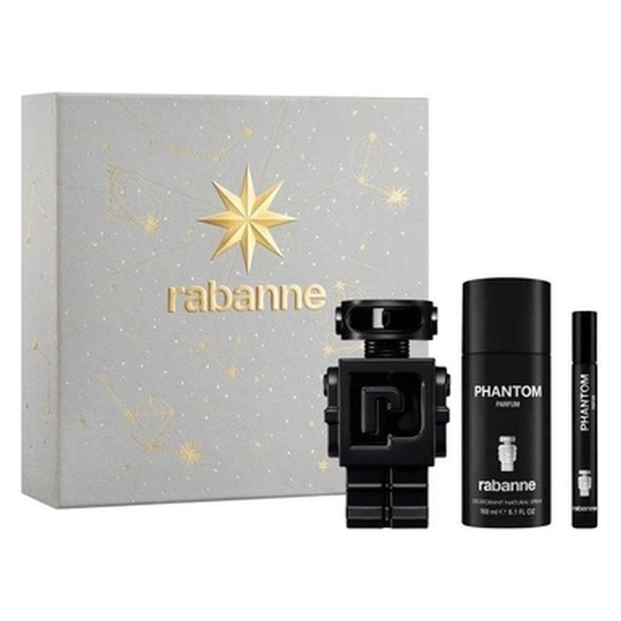 Paco Rabanne Rabanne Phantom Perfume Set 100ml Perfume Spray 150ml Deodorant Spray 10ml Perfume Spray (3349668656264)