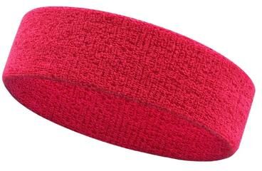 Uplifted Finds AOLIKES Elastic Cotton Athletic Headband And Moisture Wicking Sweatband For Gym Fitness And Sports dark Rose