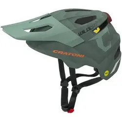 CRATONI Kinder-/Jugendhelm  "WildCat MIPS", salbeigrün, Größe 49-56cm in Grau Grau