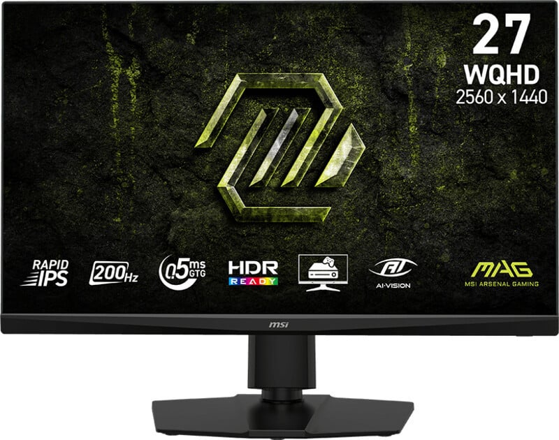 MSI MAG 272QPF E20 27 inch 2K WQHD 200Hz Rapid IPS Gaming Monitor