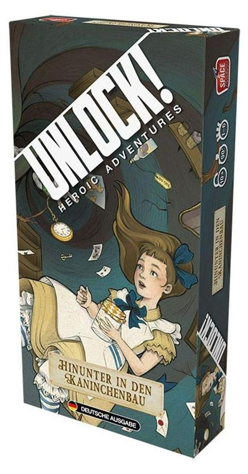 Unlock! Het konijnenhol gezelschapsspel van Asmodee