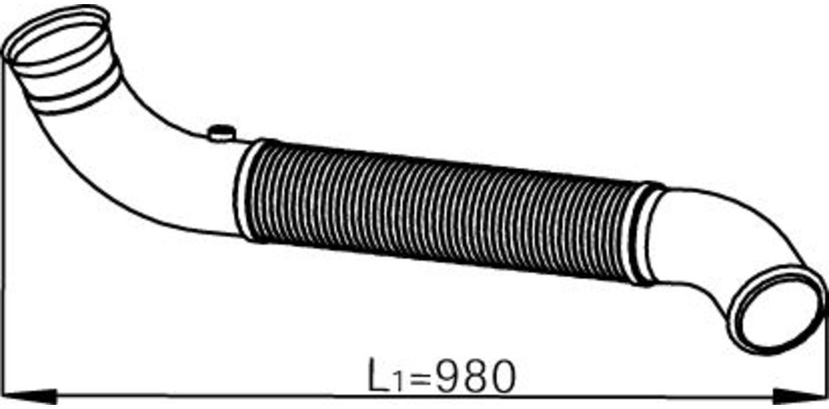 Abgasrohr DINEX 68520