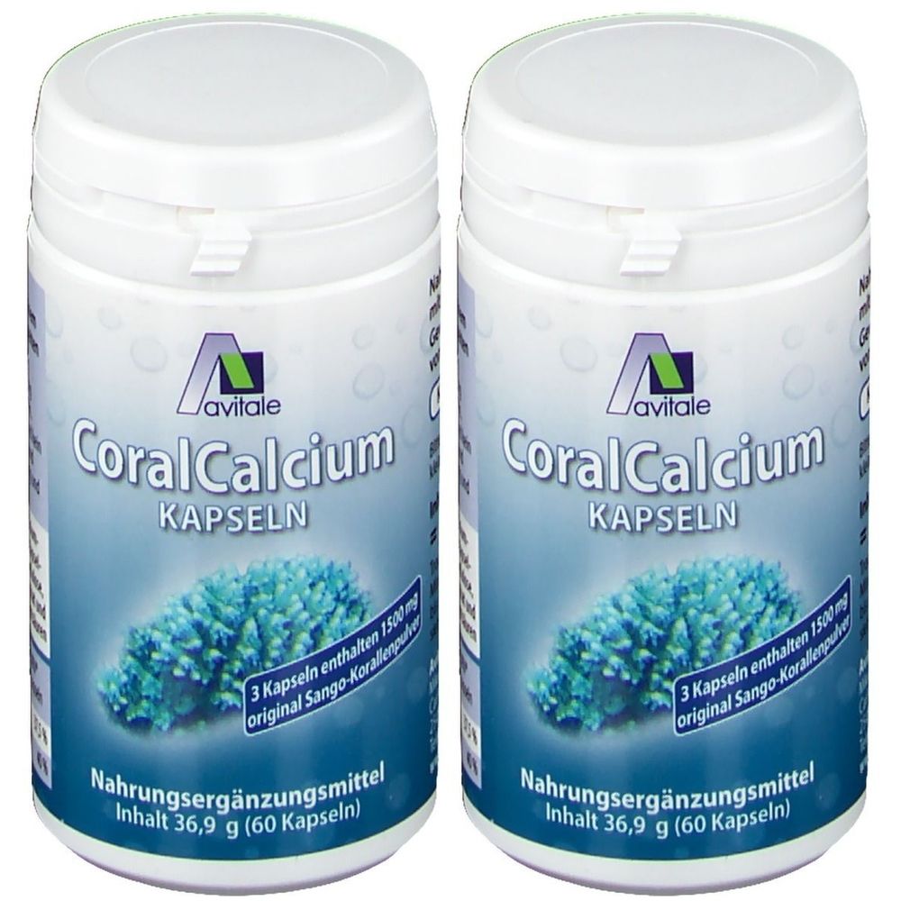 Coral Calcium Kapseln 500 mg 2x 2x60 St