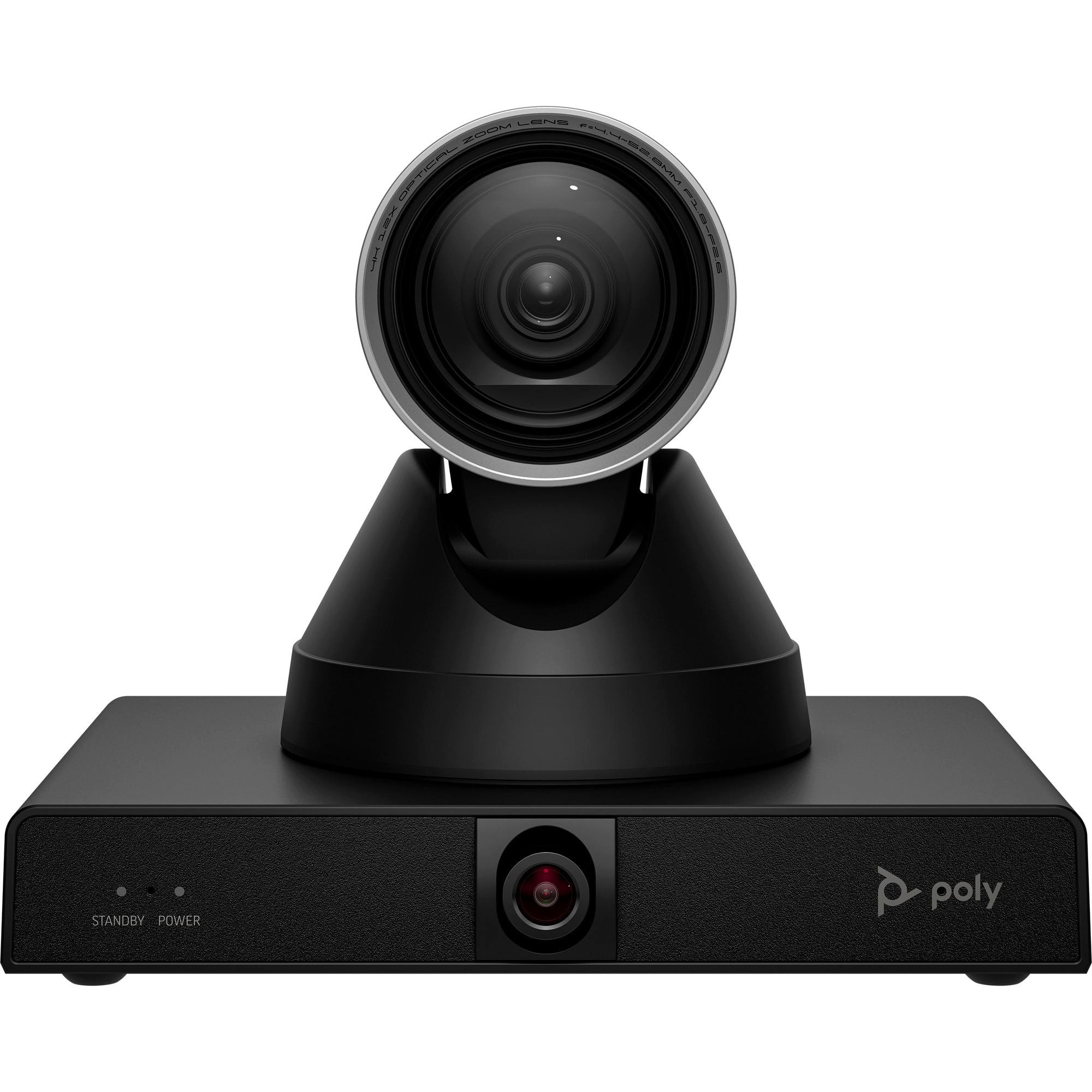 HP | Poly Studio E60 Smart-Kamera 4K MPTZ mit 12x optischem Zoom, Group-Framing, Auto-Fokus & Poly Director AI 9W1A6AA#AC3