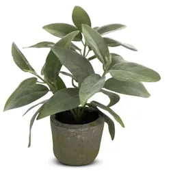 Kunstpflanze Salbei 26 cm Stoff Grün