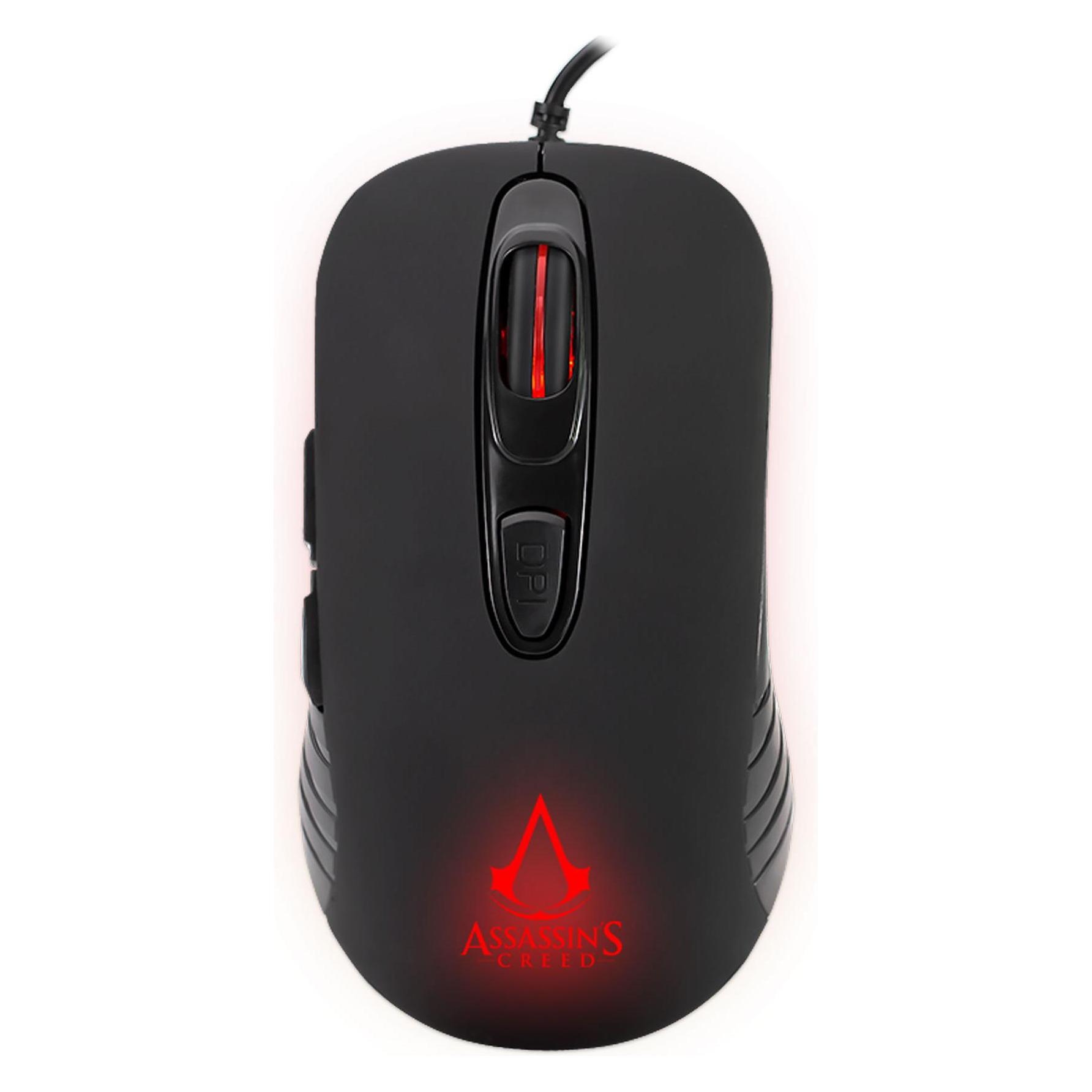 Freaks and Geeks Assassin's Creed - Souris Optique Filaire Gaming 3600 DPI - Noir (Kabelgebunden) (803535)