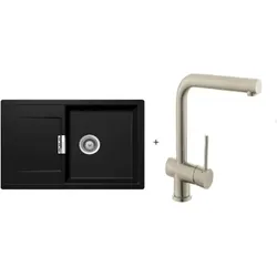 Schock Set mit Spüle und Armatur Granit SETSCHOCK17