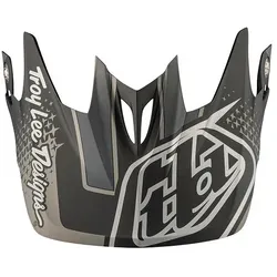 TROY LEE DESIGNS D3 HELMVISIER (CF), STARBURST, BLACK