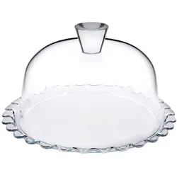 Excelsa Tortenständer Pasabahce Glas 26,4x17x26,4 cm Transparent