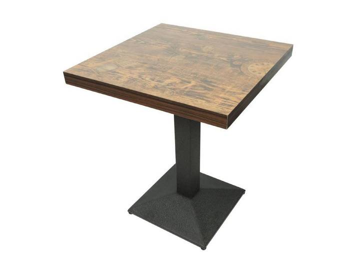 LuxusKollektion Stehtisch Stehtisch 60x60 cm Braun (1-St)