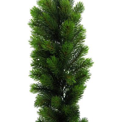 Winterliche Kunstpflanze CREATIV GREEN "Weihnachtsdeko, Weihnachtsgirlande", grün, L:180cm Ø:15cm, Kunststoff, Kunstpflanzen, Adventskranz Weihnachtsdekoration Weihnachtsgirlande Girlande, Girlande mit zahlreichen Tannenspitzen, 180 cm