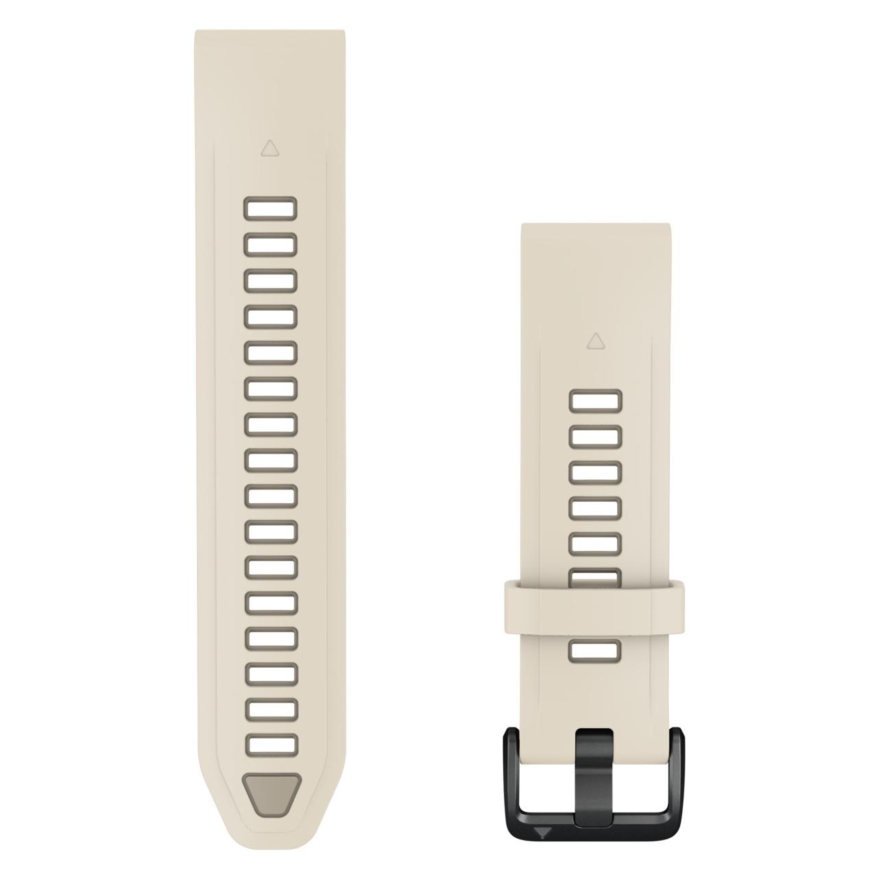 Garmin Silikonarmband, Quickfit, 20mm, creme/french gray (Silikon) (010-14506-04)