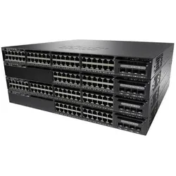 Cisco CATALYST 3650 48 PORT FPOE (48 Ports), Netzwerk Switch, Schwarz