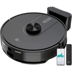 Aeco Vacubot X5 Saug-und Wischroboter, Staubsauger Roboter, Schwarz