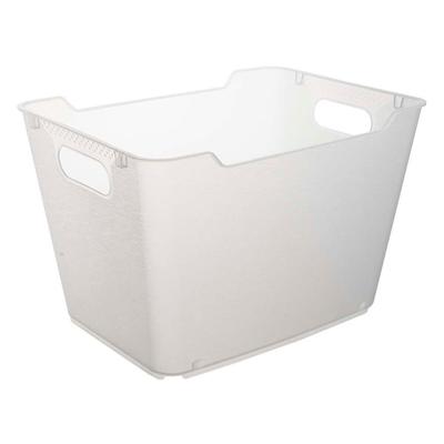 Keeeper - Aufbewahrungsbox Polypropylen 20L Weiß 40x28x25 cm - Kollektion Lotta