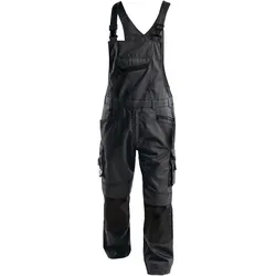 DASSY® Voltic Latzhose mit Kniepolstertaschen - anthrazitgrau/schwarz - 46