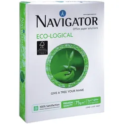 Navigator, Kopierpapier, Eco-Logical (A4, 2500 Blätter, 75 g/m2)