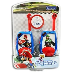 Lexibook TW25NI Super Brothers Nintendo Mario Kart-Walkie-Talkies digitales Niños-Rango transmisión (Deutsch, Niederländisch, Spanisch)
