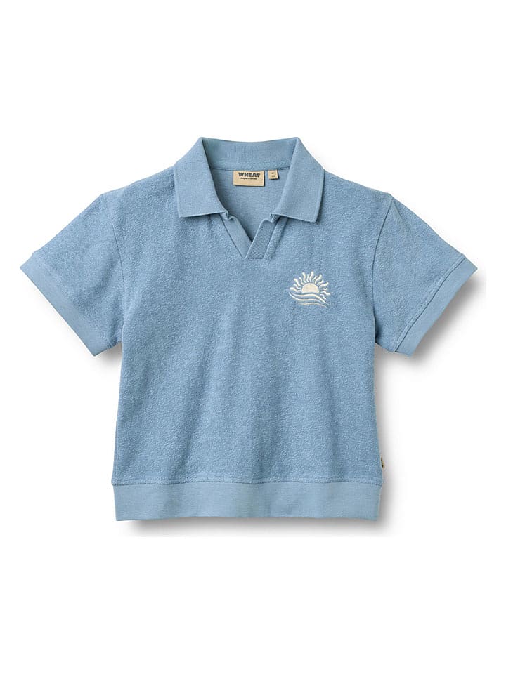 Wheat Poloshirt "Marlo" in Hellblau - 92