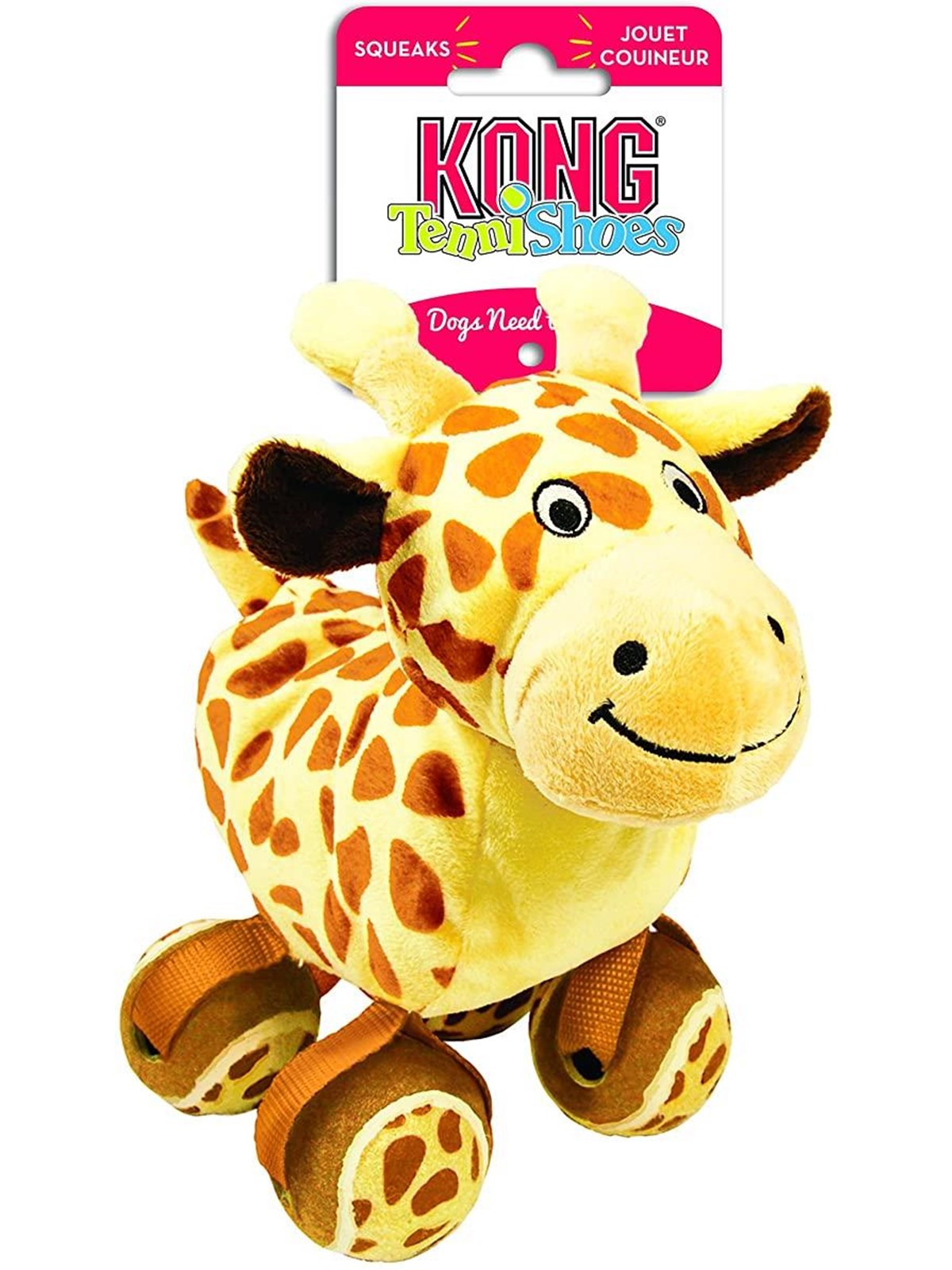 KONG Toy TenniShoes Giraffe