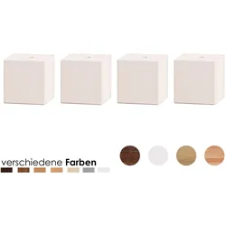 Hasena Moderno Füsse Ivio 10 cm / Kernbuche natur, geölt