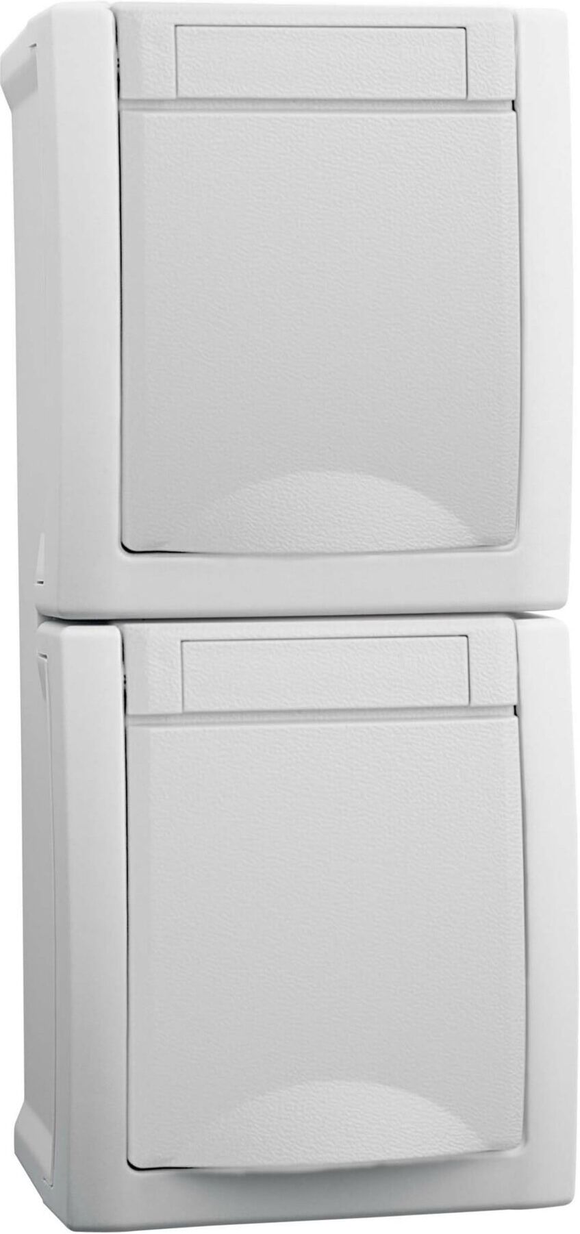 Panasonic Steckdose 2-fach senkrecht FR-AP weiß 90591186-DE)
