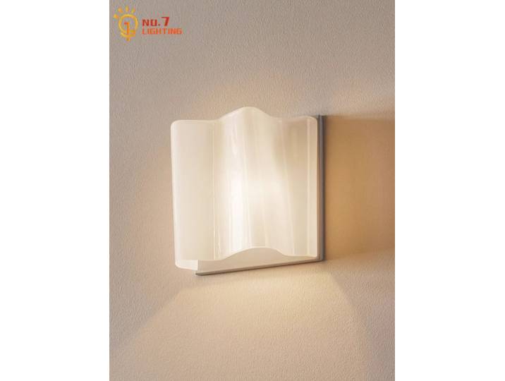 Design italien médiéval nuage verre applique LED E27 classique rétro mural salon fond chambre chevet balcon
