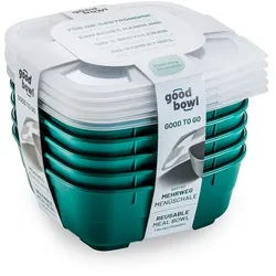 thermohauser Mehrwegschale GoodBowl Big, Grün, 5er Set