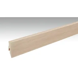 MEISTER Laminatfolien-ummantelte Profile Fußleiste Profil 3 PK 2380 x 60 x 20 mm 07015 Fairview Oak
