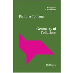 Geometry of Foliations, Fachbücher von Philippe Tondeur
