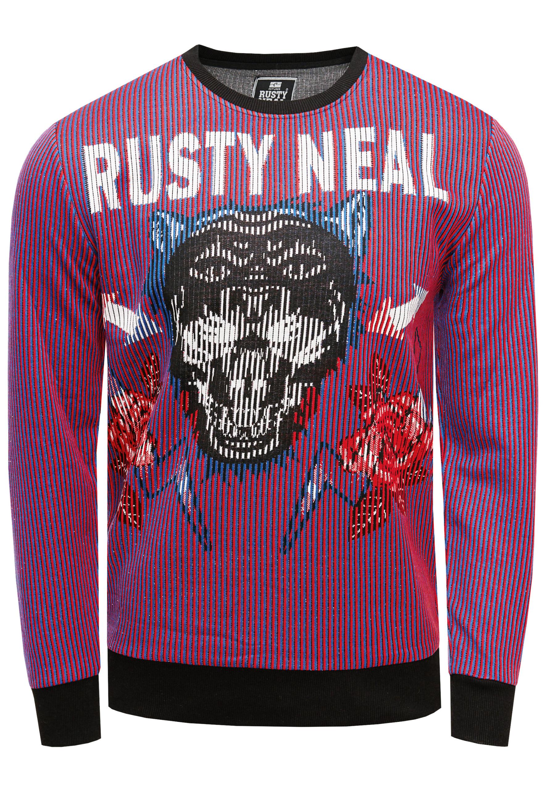 Paars jacquard sweatshirt in Black Panther Design