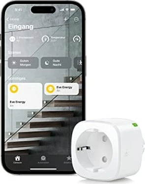 Eve Energy Smart Plug (Matter - kompatibel mit Apple, Google & SmartThings)