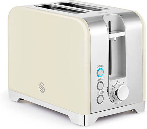 Swan Solace Cream 2 Slice Toaster