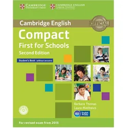 Compact First f. Schls 2nd Pack, Schulbücher von Barbara Thomas, Laura Matthews