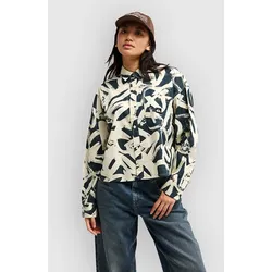 Quiksilver Acapulco Hemd bone white spraycan renek Gr. M