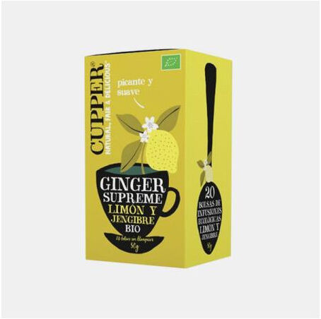 INFUSAO LIMAO & GENGIBRE BIO CUPPER 20 SAQUETAS