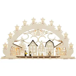 Saico, Weihnachtsbeleuchtung, Original 3D Schwibbogen Altstädter Weihnachtsmarkt