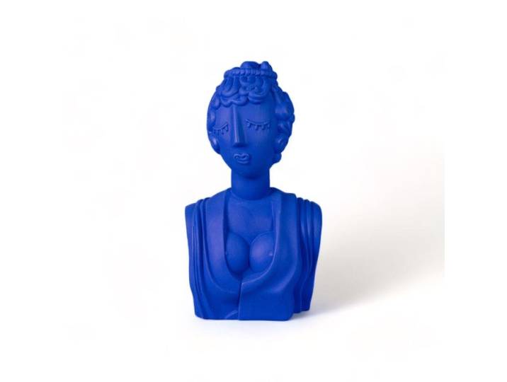 SELETTI objet de décoration MAGNA GRAECIA POPPEA (Bleu - Terre cuite)