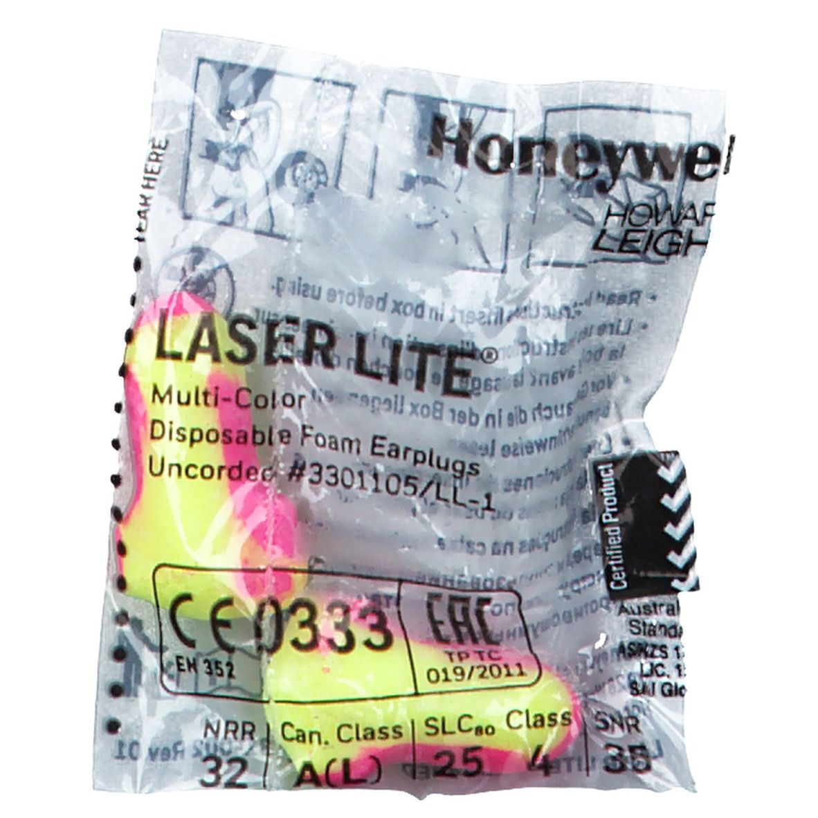 Howard Leight Laser Lite Gehörschutzstöpsel 2 St Ohrstöpsel