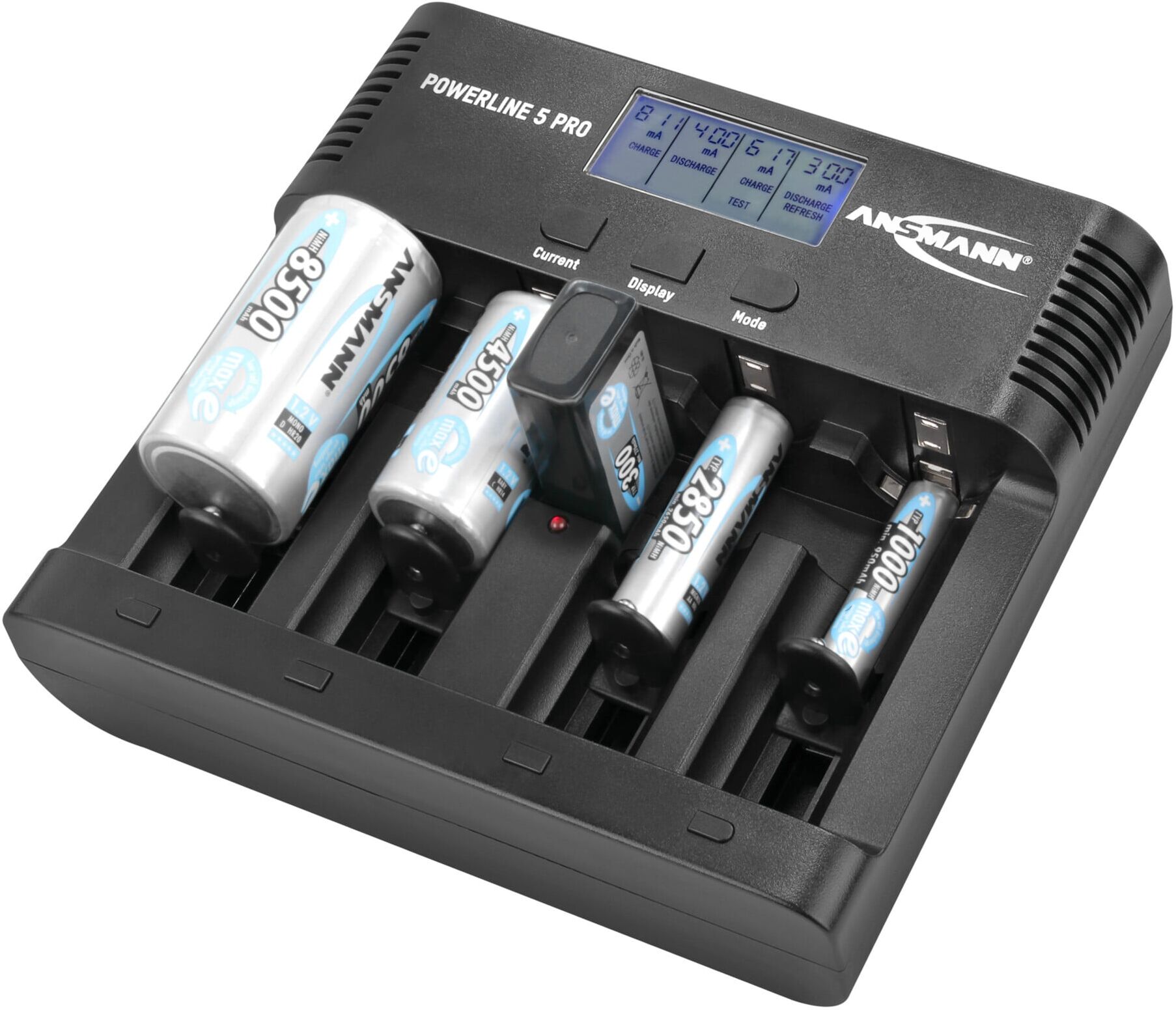 Ansmann Tisch-Ladegerät Powerline 5 Pro 1001-0018)